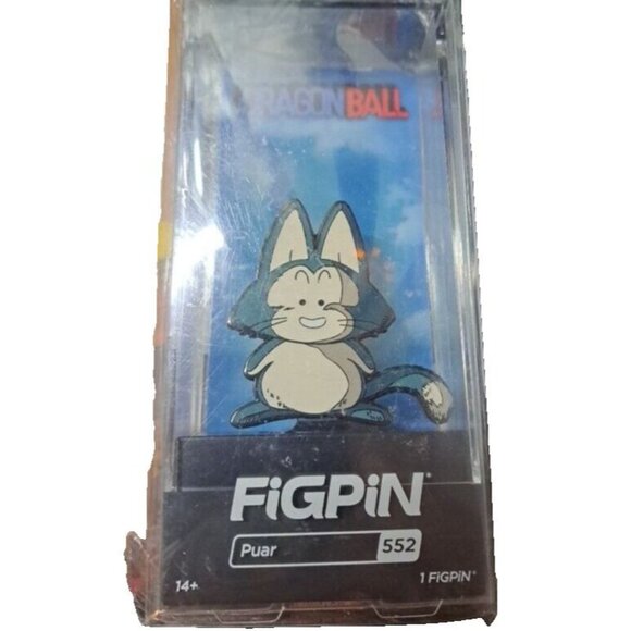 NEW FiGPiN Enamel Pin #552 DragonBall Puar Collector Acrylic Case Action - Picture 2 of 5